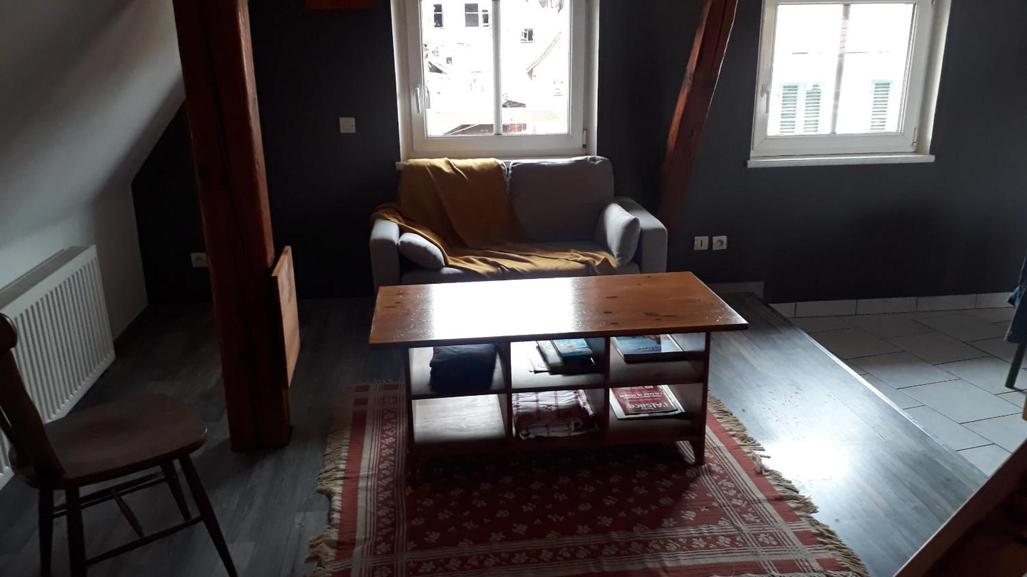 Ferienwohnung Au-Dessus Des Toits Plein Centre Avec Vue Sur Les Vignes Barr Exterior foto
