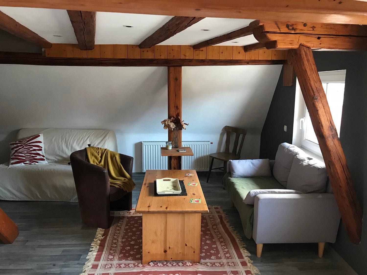 Ferienwohnung Au-Dessus Des Toits Plein Centre Avec Vue Sur Les Vignes Barr Exterior foto